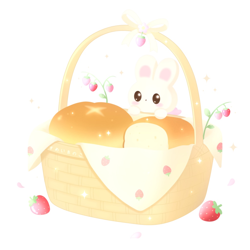 いちごとパンのちずピクニック🍓🍞