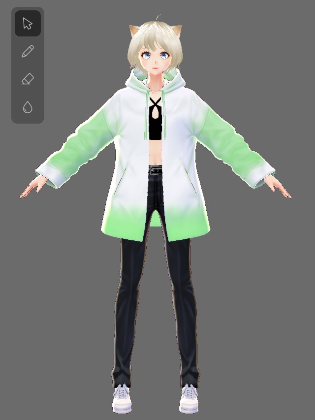 Gradient Hoodie-Green