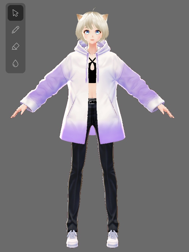 Gradient Hoodie-Purple