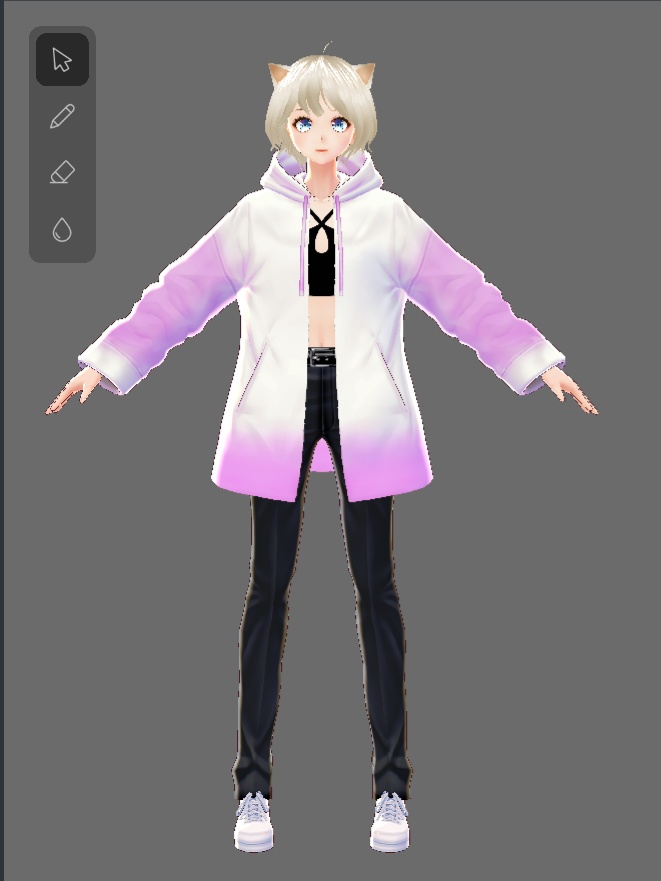 Gradient Hoodie-Purple Pink