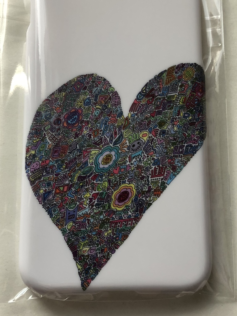 【スマホケース】細密画色付き(斜め2)