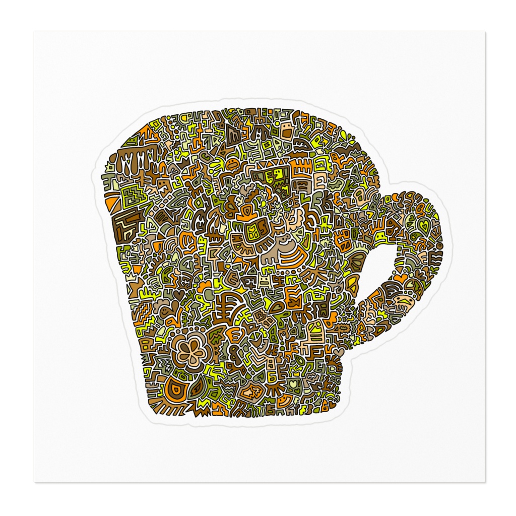 【ステッカー】マグカップ