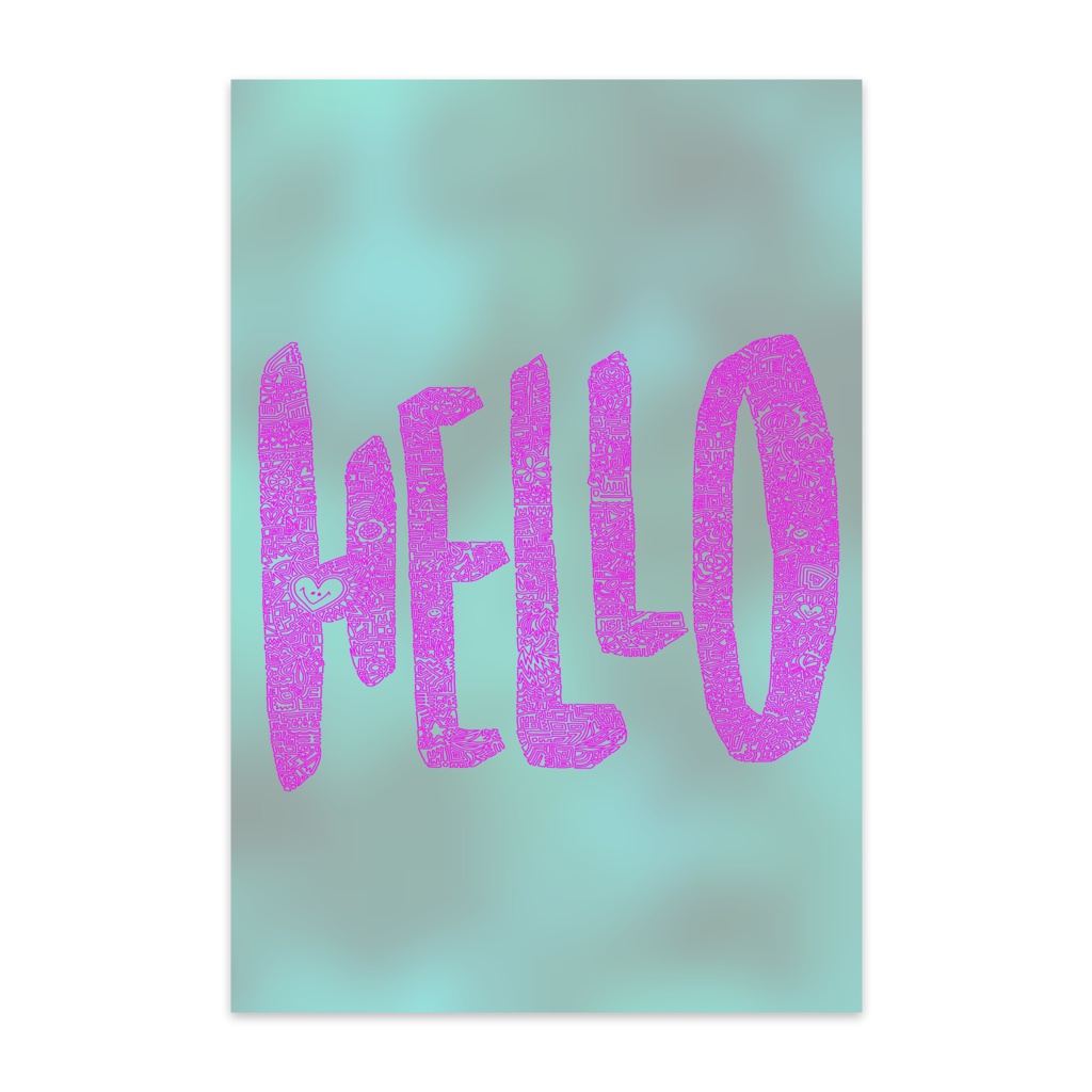 【ポストカード】Hello