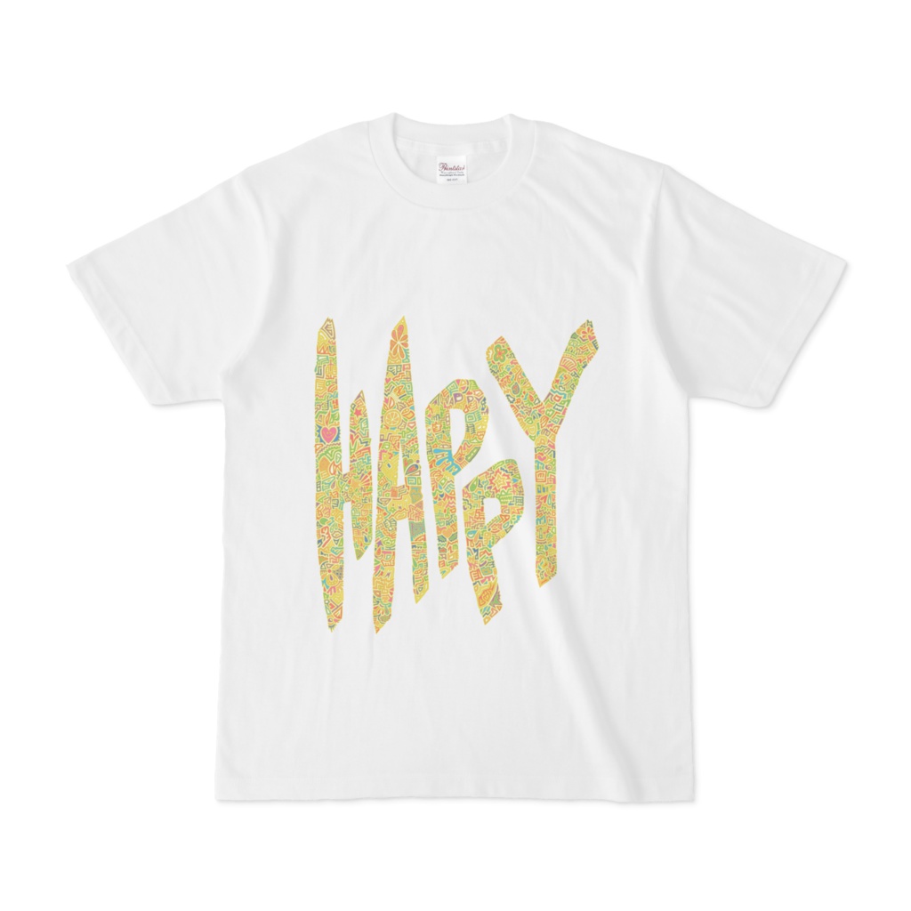 【ティーシャツ】happy