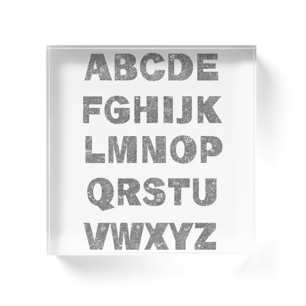 モノクロアルファベット