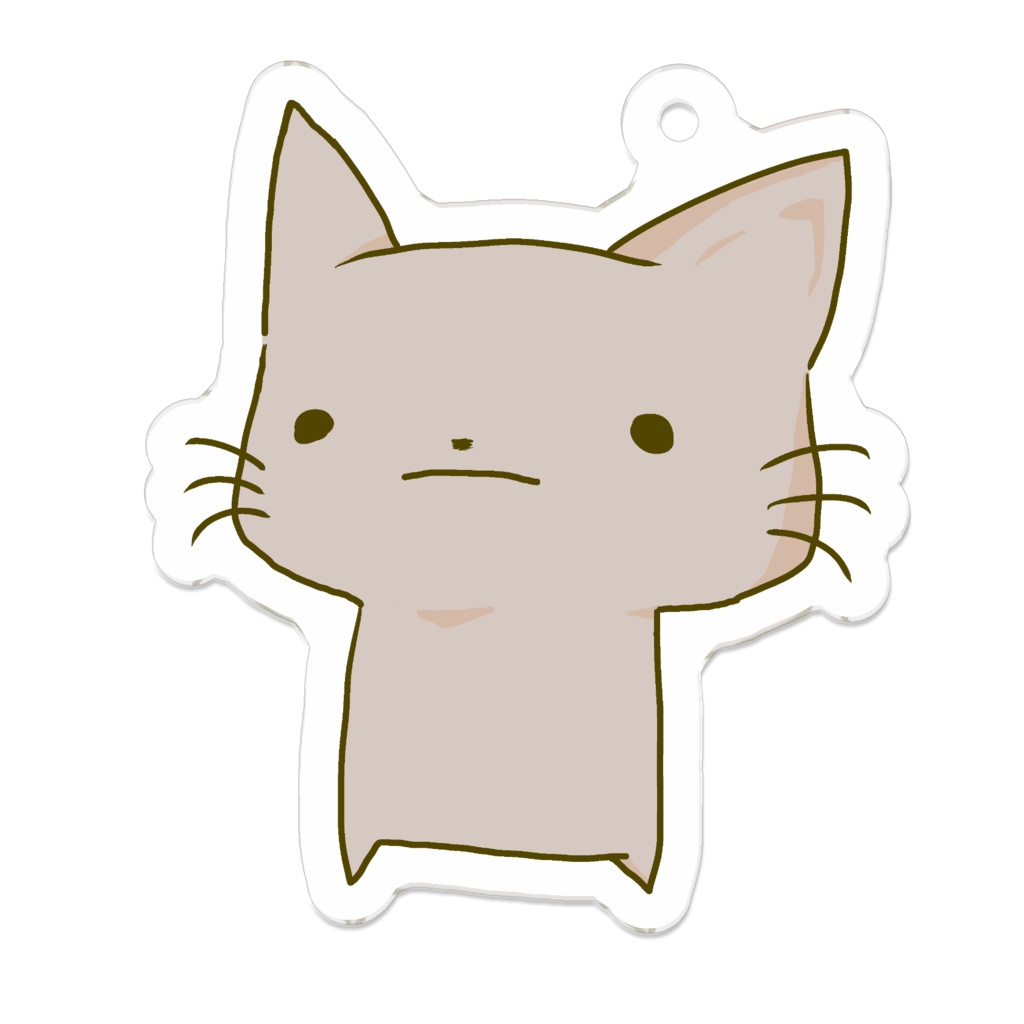 ちょっと不満そうなねこ