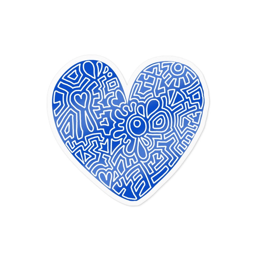 ハート(ブルー)