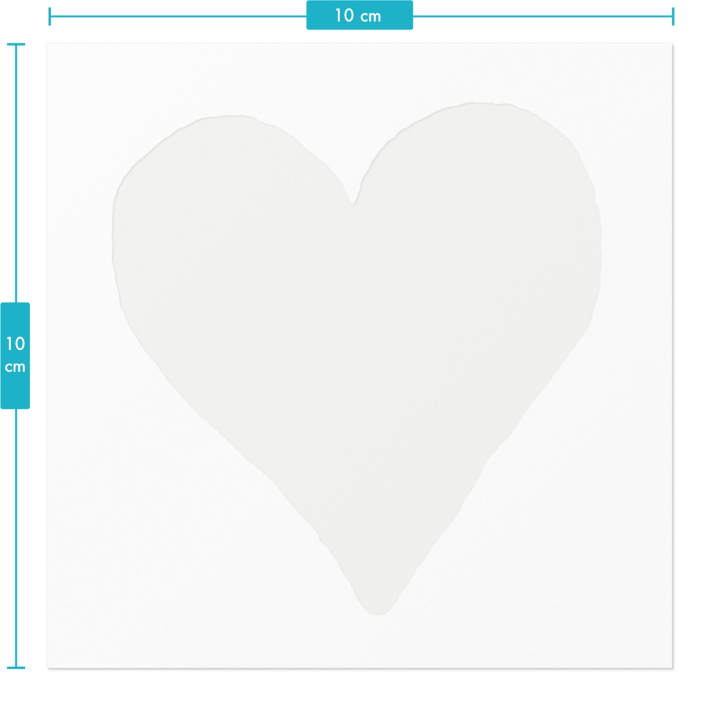 【ステッカー】細密画ハート