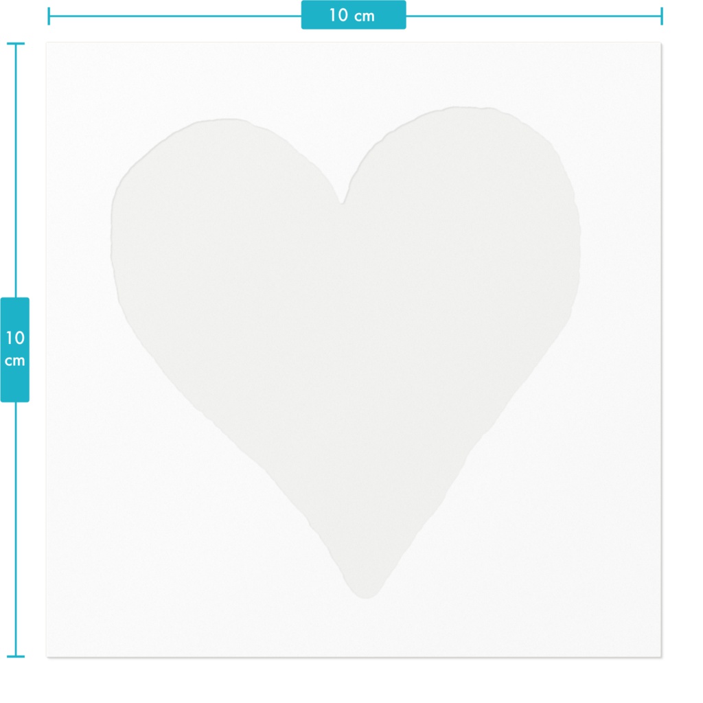【ステッカー】細密画ハートカラー