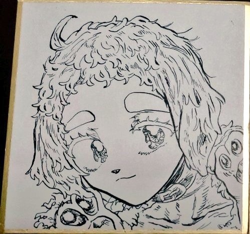 手描き色紙　オリジナル