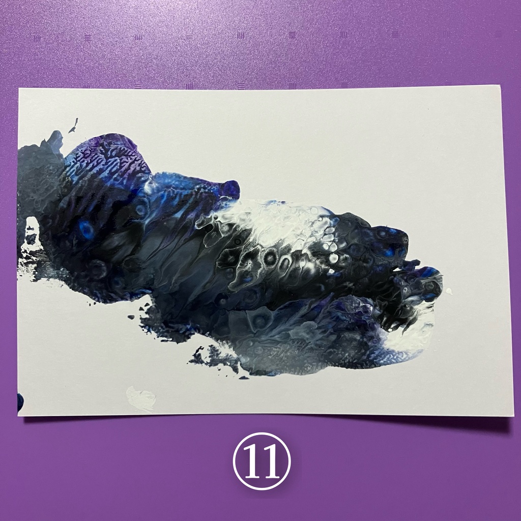 青系ドローイング①~⑬