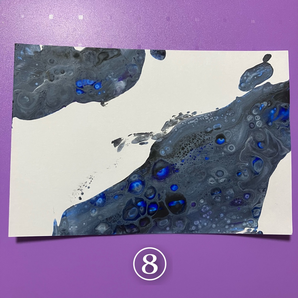 青系ドローイング①~⑬