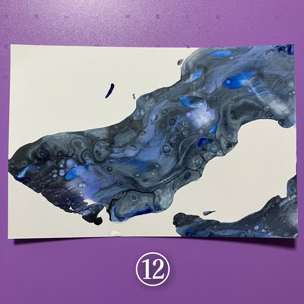 青系ドローイング①~⑬