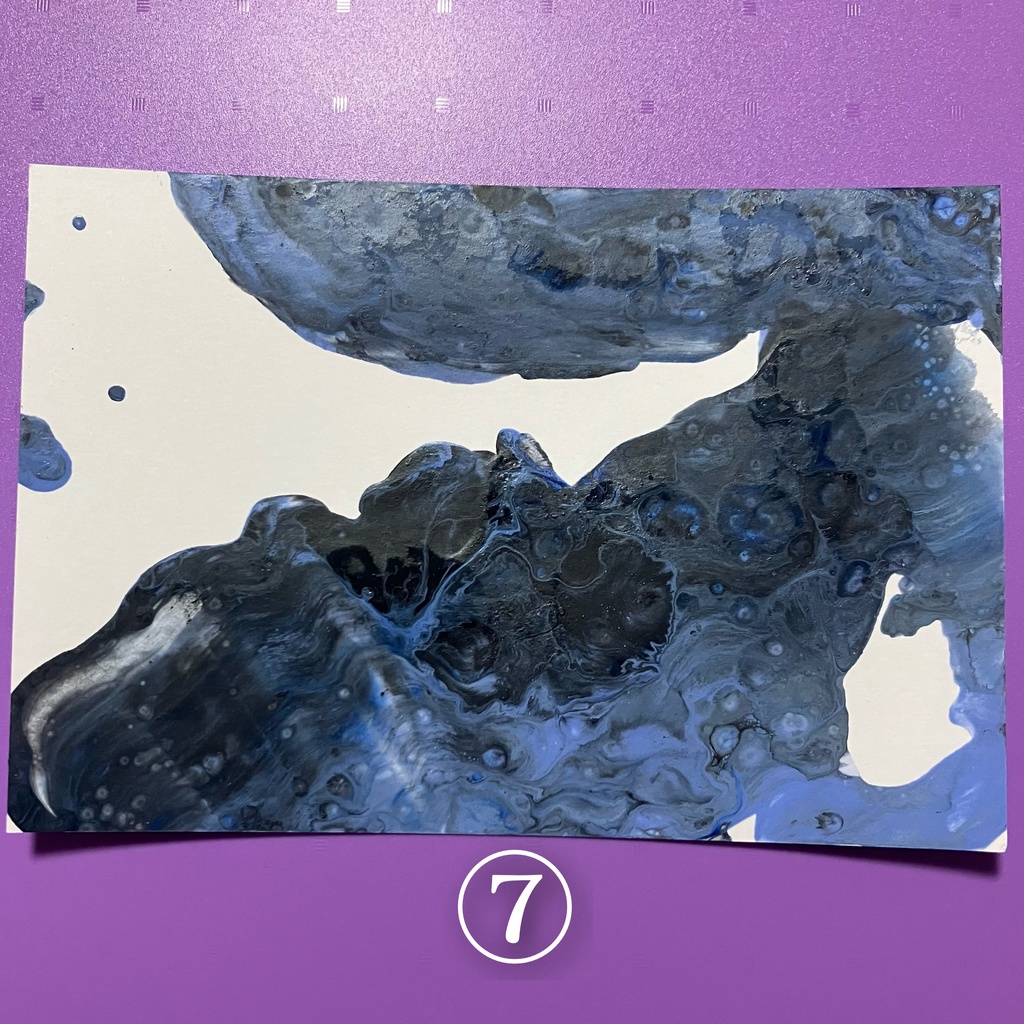 青系ドローイング①~⑬