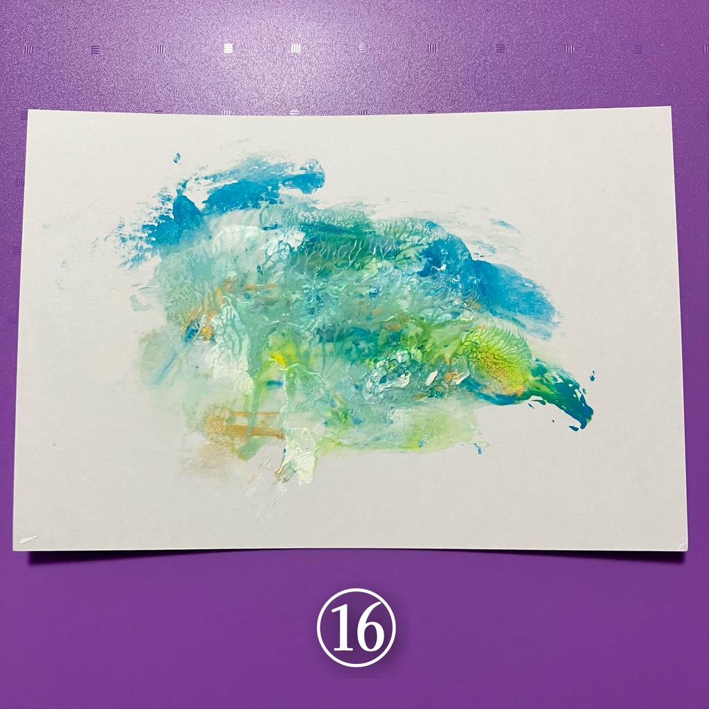 青以外ドローイング⑭~⑳