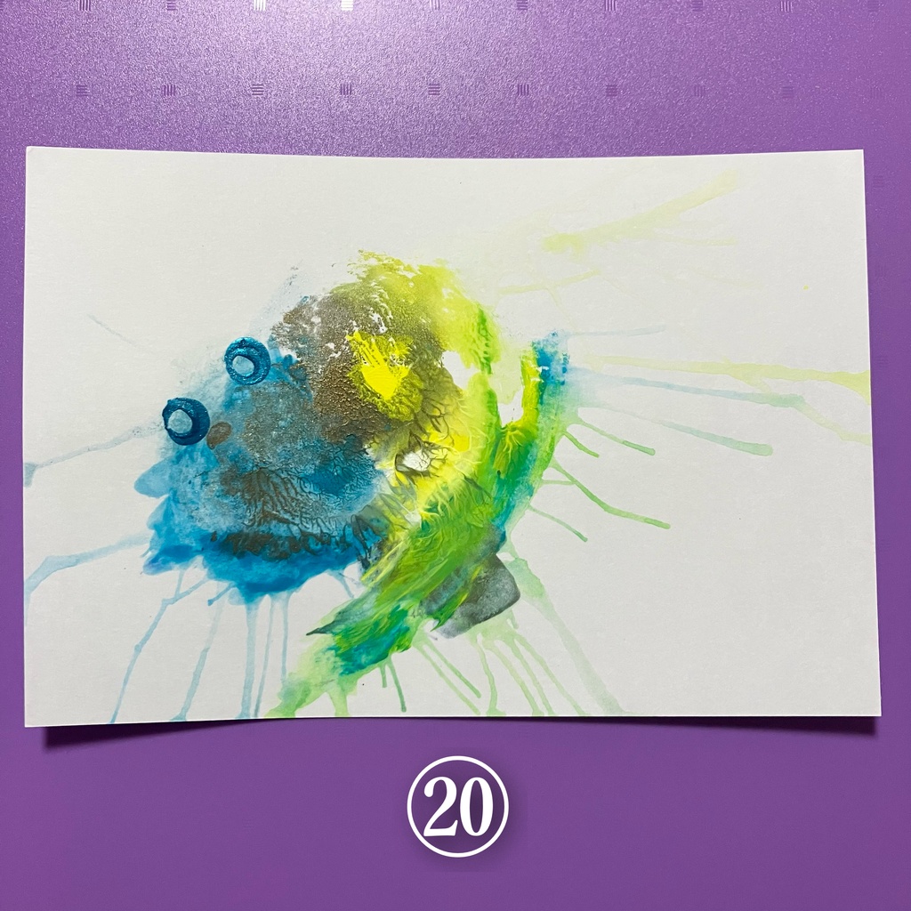 青以外ドローイング⑭~⑳