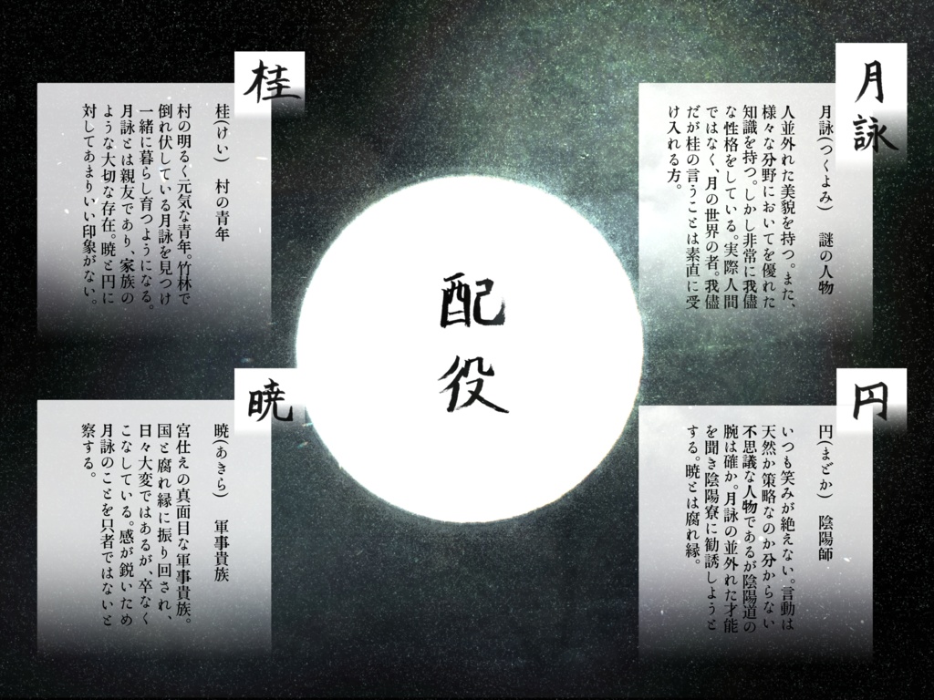 【本文無料】エモクロアTRPG『月に舞うもの』