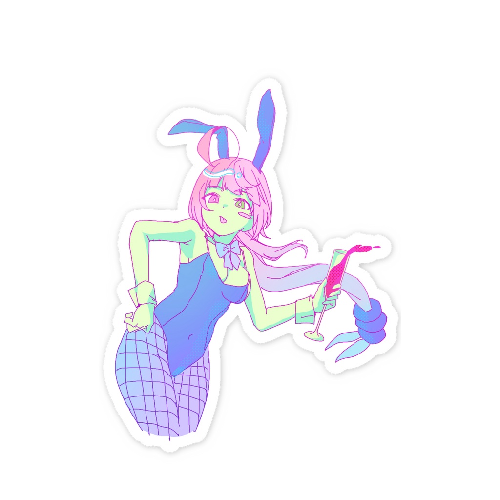 エビバニー🦐🐰ステッカー