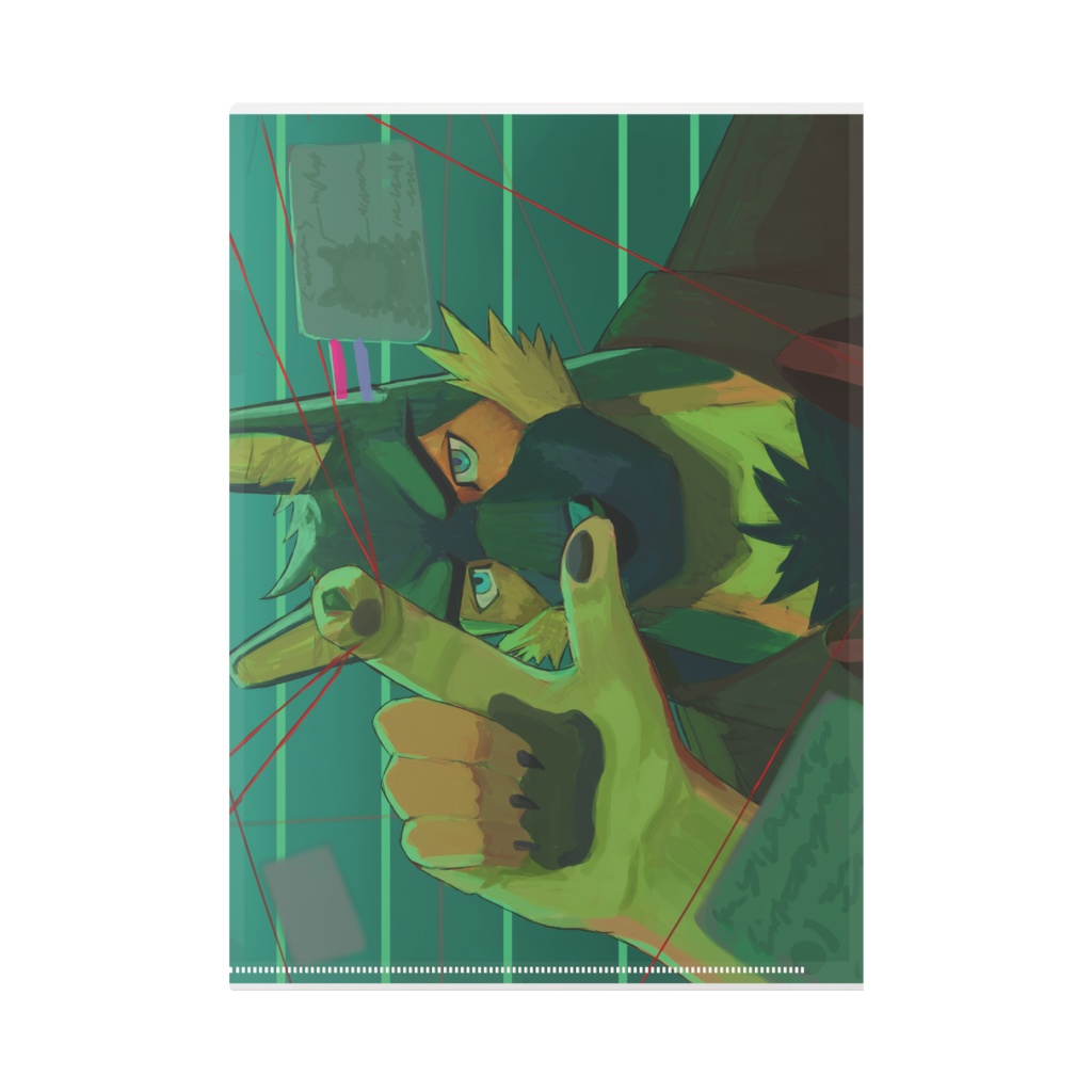 バーリッツクリアファイル