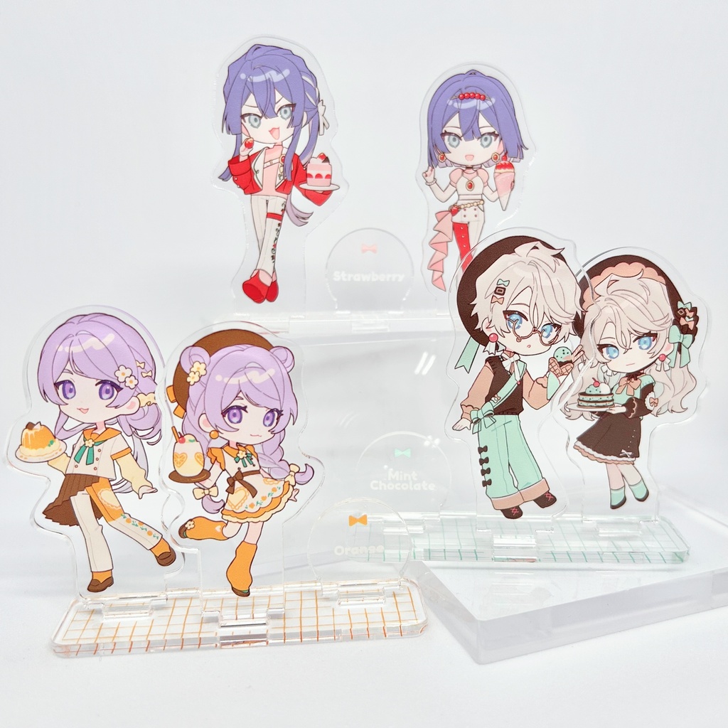 【非公式】VΔLZ×ちぇりぶろっ!アクリルジオラマ 全3種