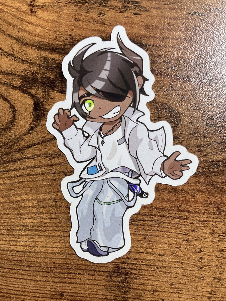 【非公式】【おまけ付き】EXPO2026 ダイカットステッカー　荒咬オウガ