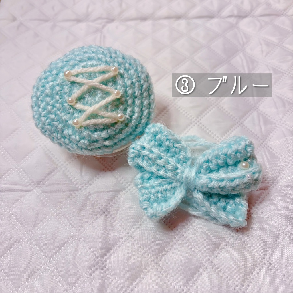 ベレー帽×でかリボンセット(パステルカラー)