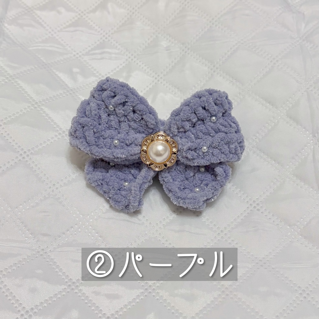 でかりぼんチョーカー(パールビジュー付き)