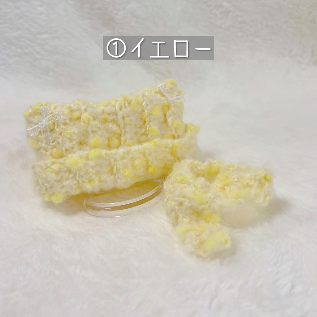 ふわねこ帽子×マフラーセット