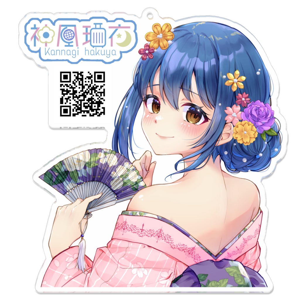 アクリルキーホルダー - 浴衣姿