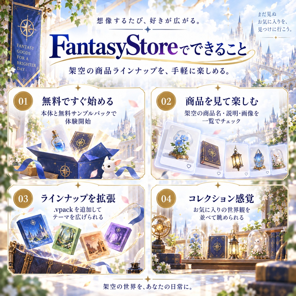 【無料】FantasyStore|架空ショッピングシミュレーター