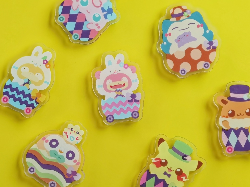 【非公式】ポケモン イースター アクリルマグネット