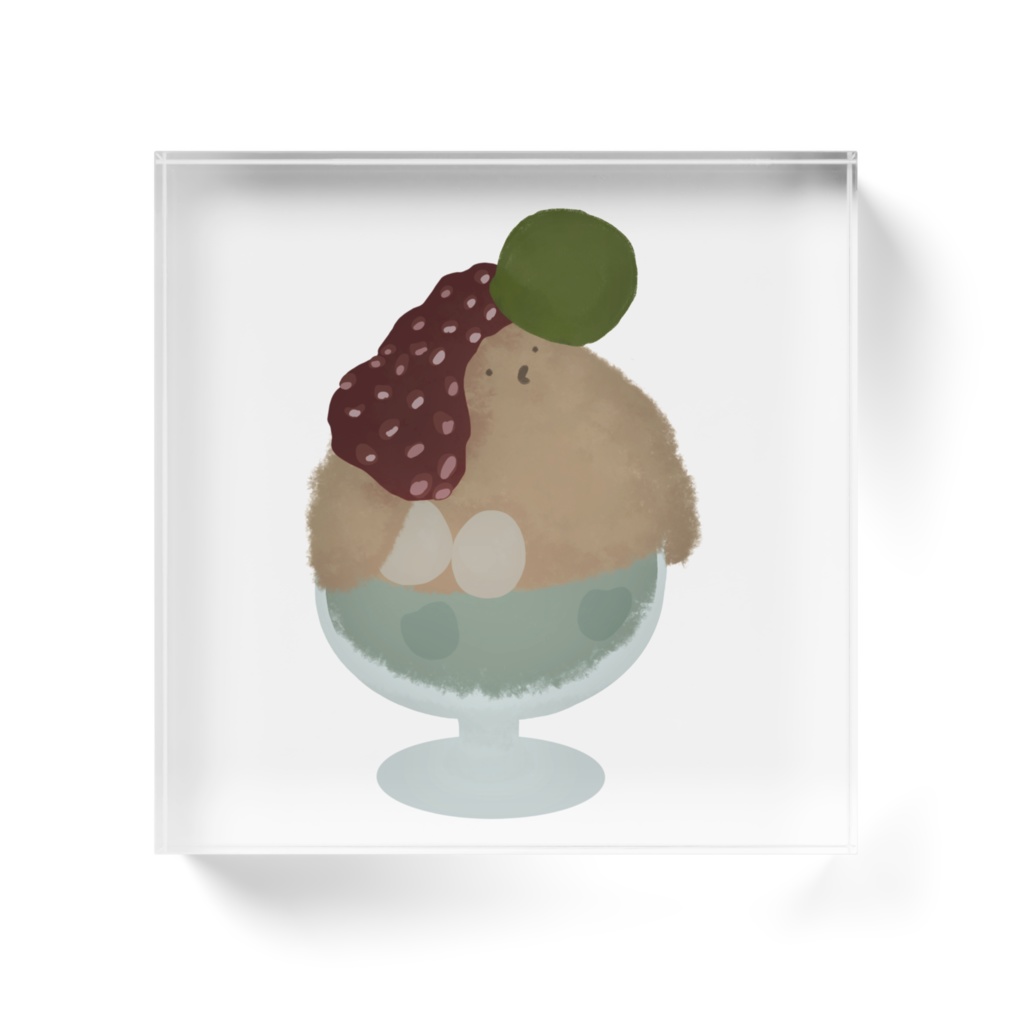 ペンギンのお子、甘味体験