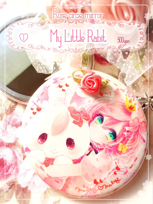 ♡melty circle mirror♡