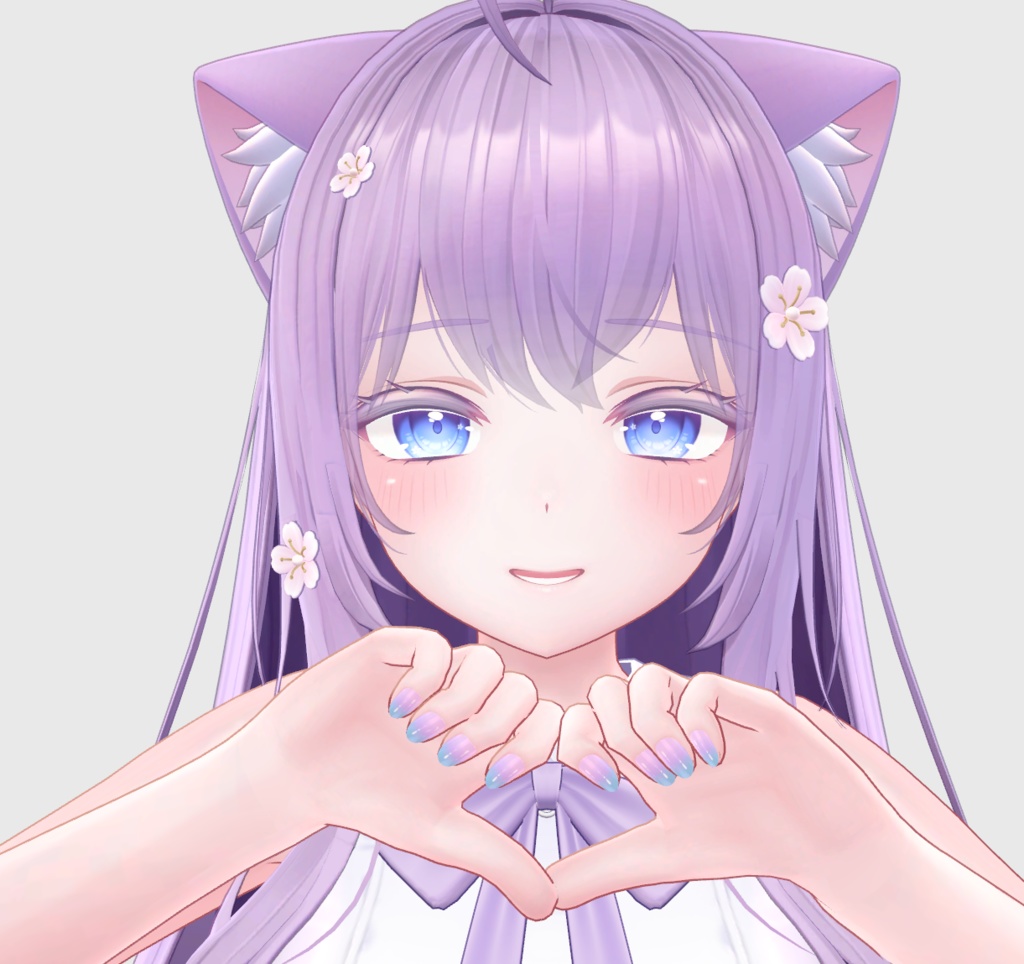 【無料】グラデーションネイルテクスチャ【複数アバター対応】