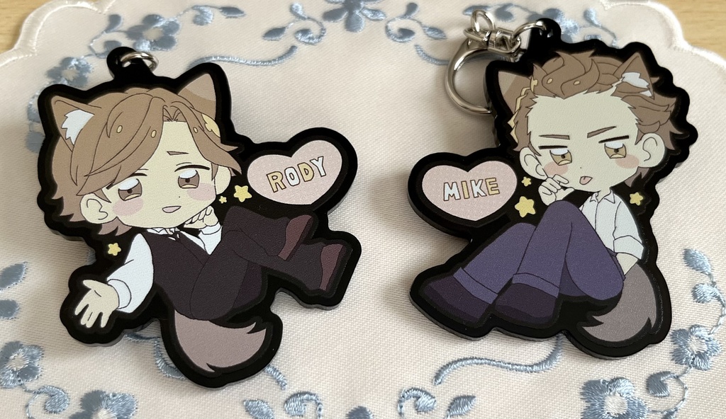 ラバスト風アクリルキーホルダー