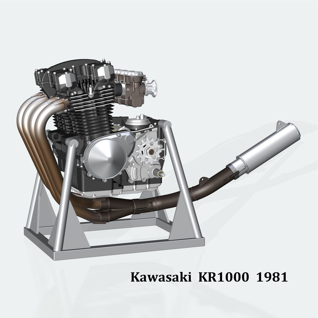 バイクの、エンジン