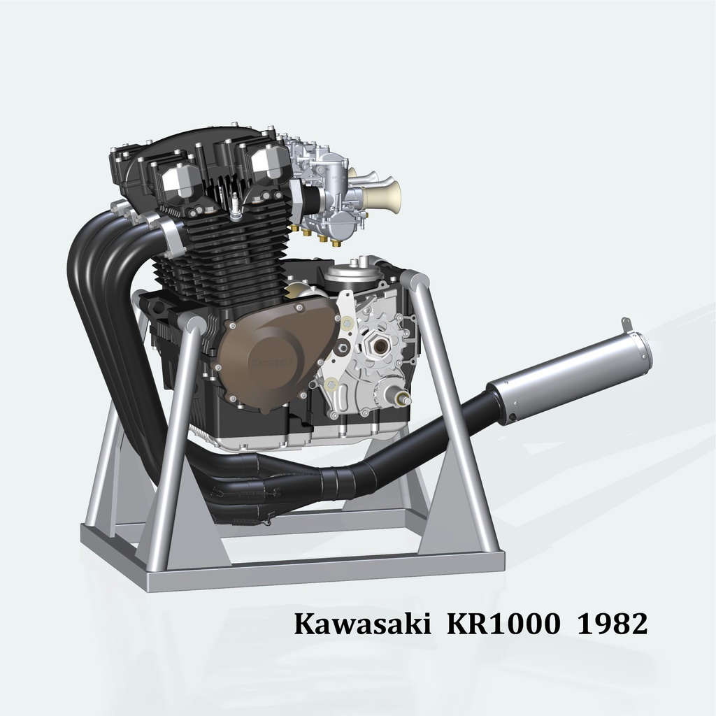 バイクの、エンジン