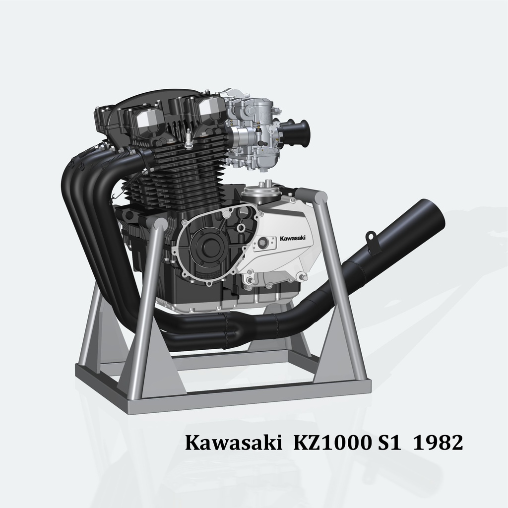 バイクの、エンジン