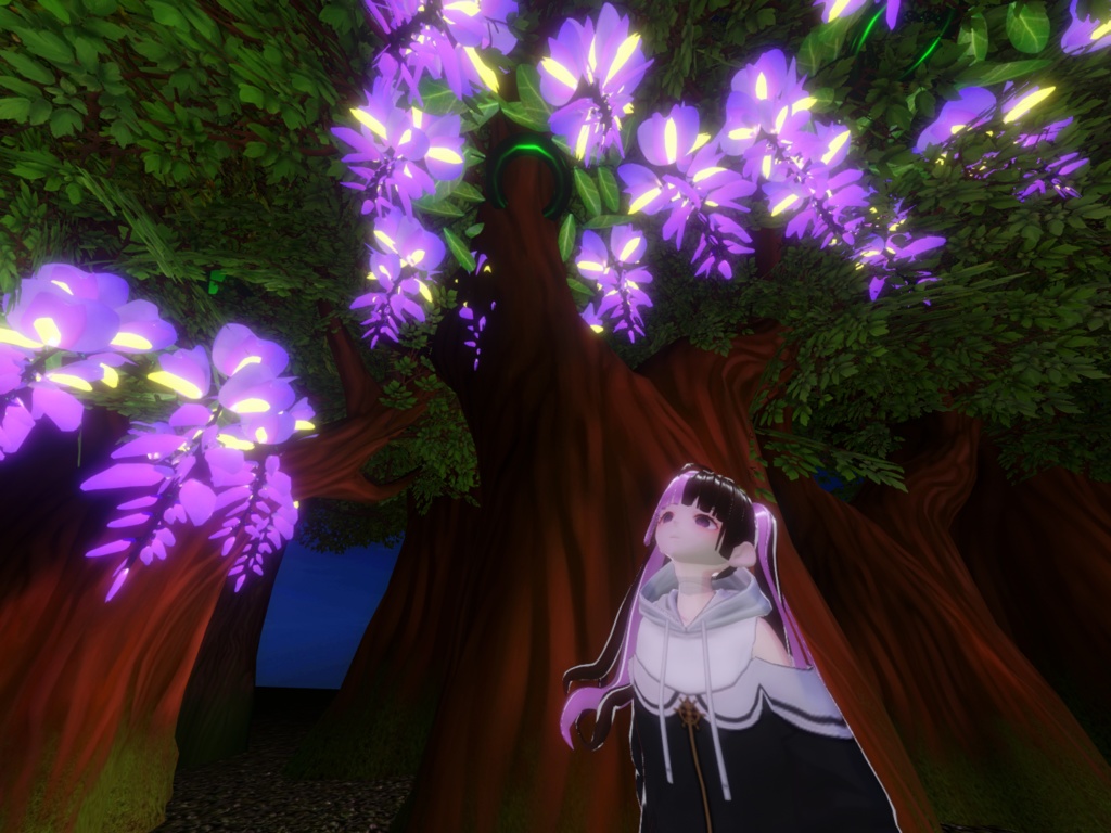 【VRアイテム】花のランプ「藤」【NEOKET5】