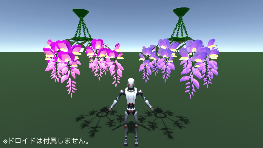 【VRアイテム】花のランプ「藤」【NEOKET5】