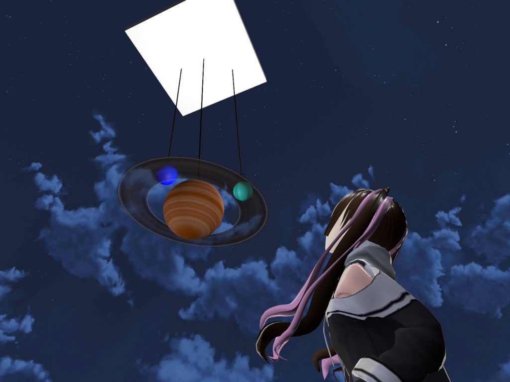 【VRアイテム】惑星ペンダントライト