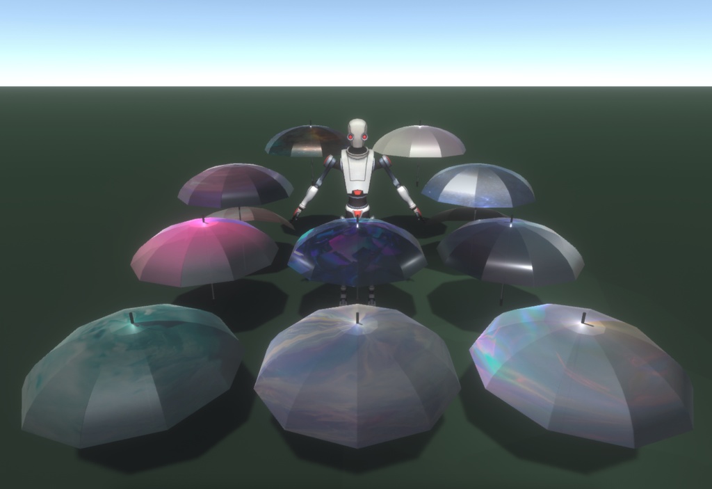 【VRアイテム】クリアアンブレラ