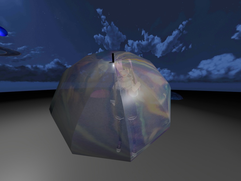 【VRアイテム】クリアアンブレラ