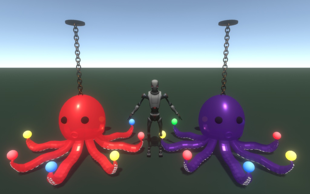 【VRアイテム】タコ型シャンデリア