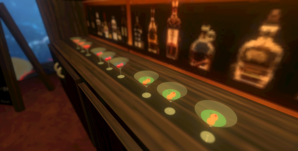 【VRアイテム】バー・ドリンクセット