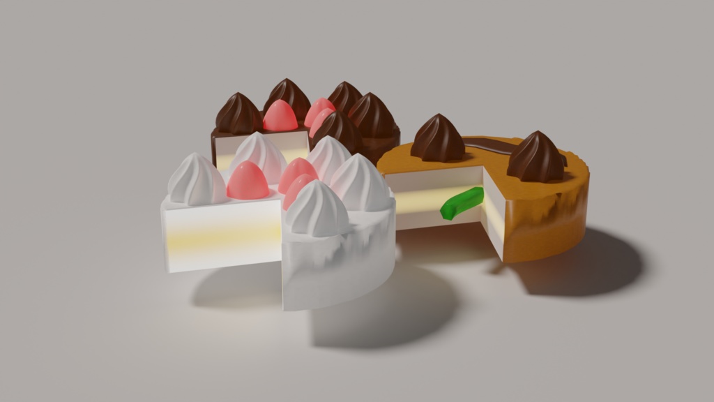 【VRアイテム】ケーキ型ウォールランプ【NEOKET5参加】