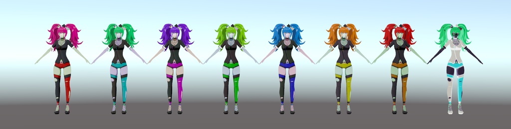 Undead Girl VRChat Ready アンデッドガールVRChatレディ