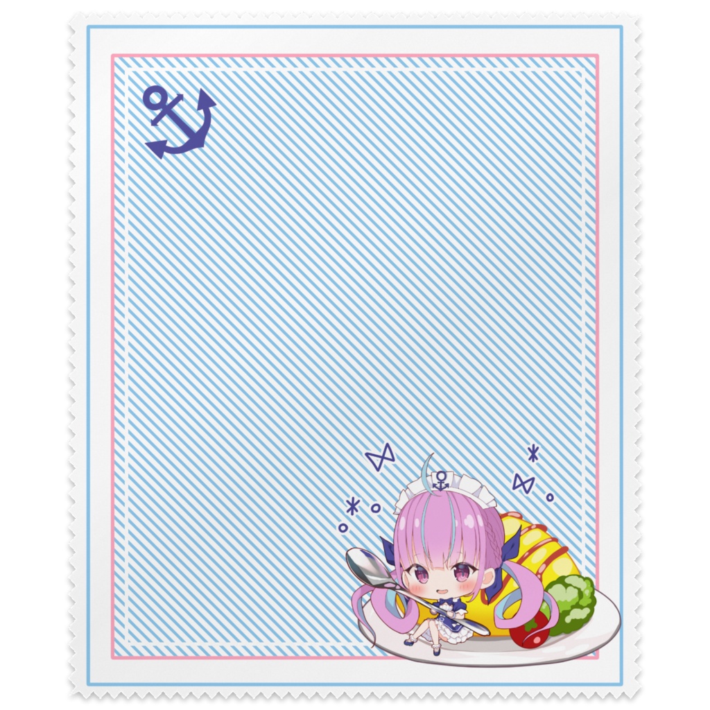 【非公式】湊あくあ メガネ拭き 画面クリーナー