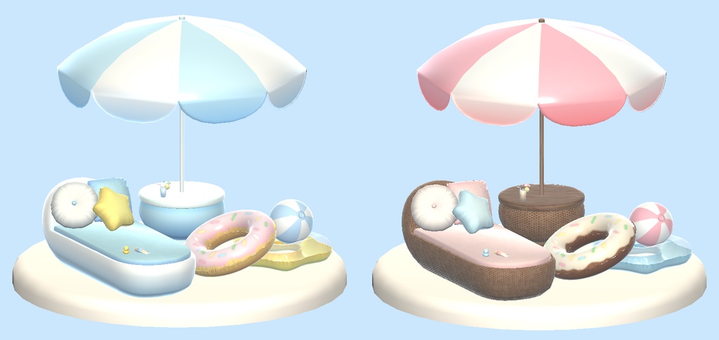 Stylized Pool Set プールセット