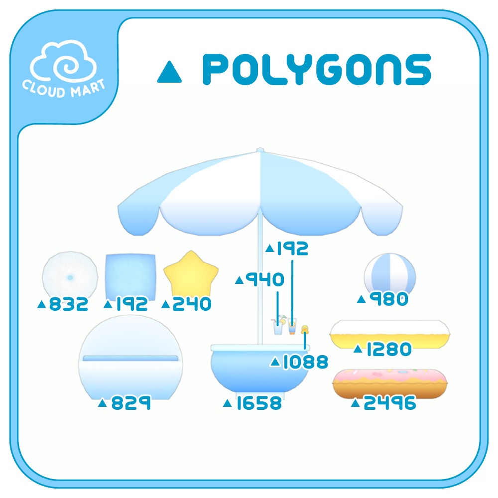 Stylized Pool Set プールセット